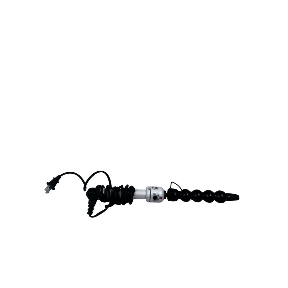 Hot Shot Tools Bubble Curling Wand OS Black White S510400 Ceramic Womens